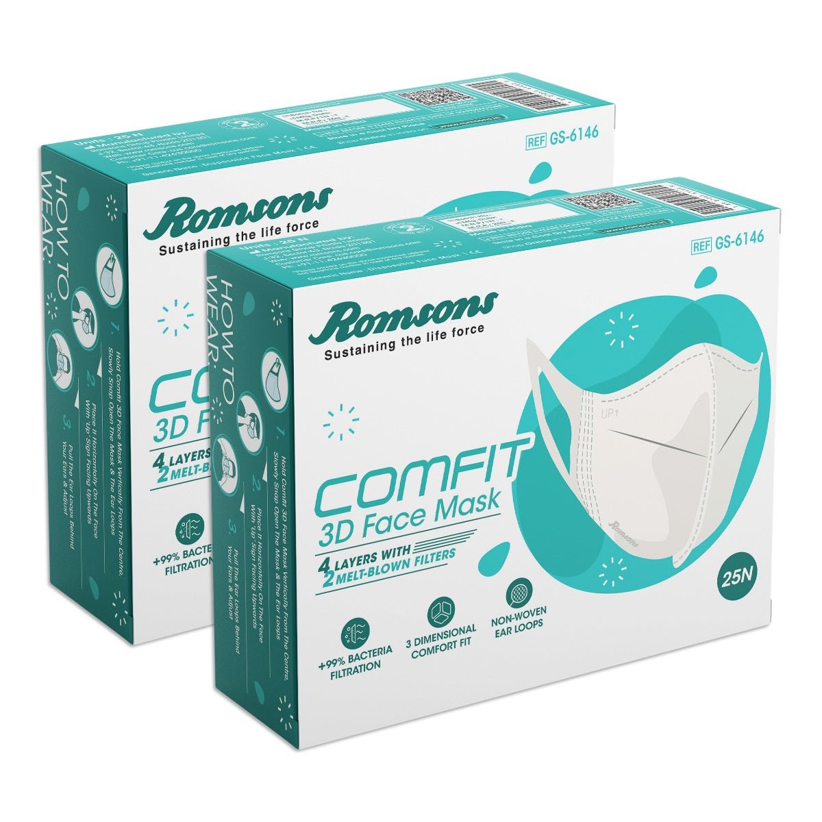 Romsons Comfit 3D Face Mask