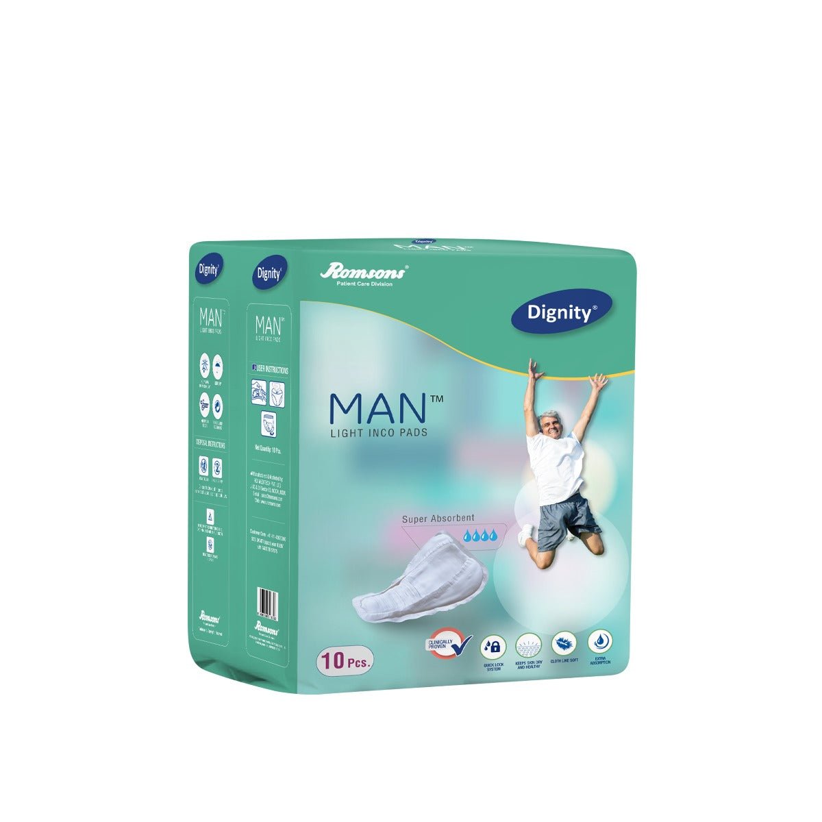 Romsons Dignity Man Light Incontinence Pads